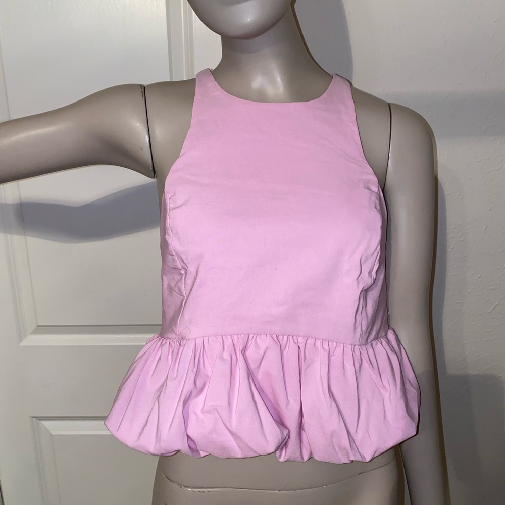 Lilac Peplum Top NWT
